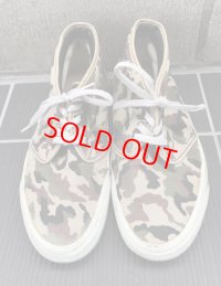  【PRICE DOWN】 30%OFF 90年代　MADE IN USA VINTAGE VANS CHUKKA CAMO/ バンズ　アメリカ製 チャッカ　カモ柄
