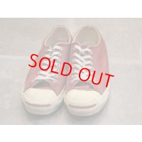 90年代　MADE IN USA VINTAGE CONVERSE Jack purcell LEATHER RED/コンバース アメリカ製 ジャックパーセル レザー 赤