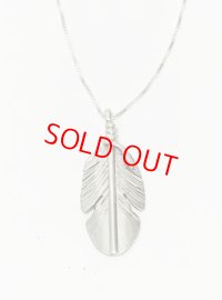 INDIAN JEWELRY  NAVAJO族 Ben Begay作 FEATHER NECKLESS /ナバホ族  フェザー ネックレス インディアンジュエリー1