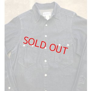 画像2: 80年代 Rockmount DENIM WESTERN SHIRTS /ロックマウント  デニム ウエスタンシャツ VINTAGE USED 古着 