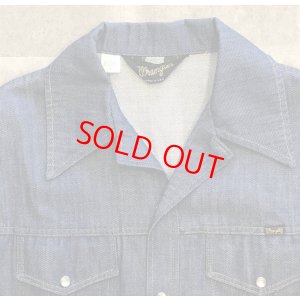 画像2: 70年代 Wrangler DENIM SHIRTS /ラングラー デニム シャツ VINTAGE USED 古着 