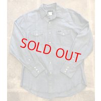 USED Wrangler  シャンブレー ウエスタンシャツ /ラングラー VINTAGE 古着 