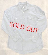 USED Wrangler  シャンブレー ウエスタンシャツ /ラングラー VINTAGE 古着 