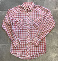 70年代  VINTAGE  Wrangler チェック柄 ウエスタンシャツ/ラングラー アメリカ製 ヴィンテージ 