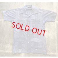 60〜70年代 VINTAGE VAN HEUSEN キューバシャツ/ヴァンヒューゼン アメリカ製 ヴィンテージ 