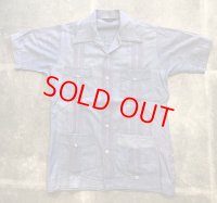 60〜70年代 VINTAGE VAN HEUSEN キューバシャツ/ヴァンヒューゼン アメリカ製 ヴィンテージ 
