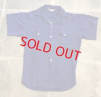 40〜50年代 VINTAGE NATNAST(ナットナスト)ボーリングシャツ BLUE