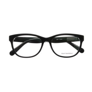 画像2: marimekko (マリメッコ) 32-0003-01 ウェリントン メガネ BLACK/ ブラック 眼鏡