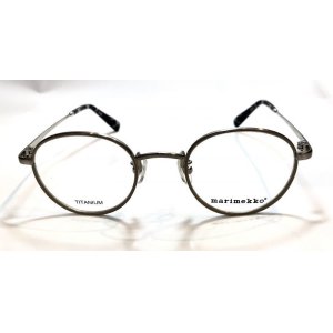画像1: marimekko (マリメッコ) 32-0016-02 メタルラウンドメガネ SILVER/ シルバー 眼鏡