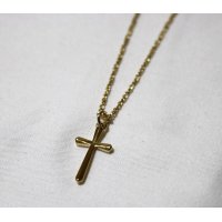 CROSS NECKLACE GOLD/ クロス ネックレス ゴールド