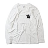 Drawing (ドローイング) ORIGINAL STAR L/S TEE WHITE/ オリジナル スター ロングスリーブ Ｔシャツ ロンT ホワイト