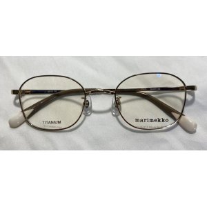 画像1: marimekko (マリメッコ) 32-0017-06 メタルフレーム メガネ SILVER×GRAY/ シルバー グレー 眼鏡