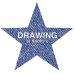 画像2: 【受注生産】Drawing (ドローイング) ORIGINAL INDIGO DENIM STAR  SWEAT PARKA BLACK/ インディゴ デニム スター スウェット プルパーカー ブラック (2)