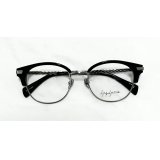  yohji yamamoto (ヨウジヤマモト) 19-0022-2 ブロー メガネ BLACK/ サーモント ブラック 眼鏡