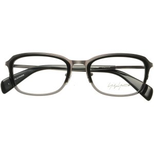 画像2:  yohji yamamoto (ヨウジヤマモト) 19-0006-2 ウェリントン メガネ BLACK/ ブラック 眼鏡
