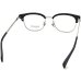 画像4:  yohji yamamoto (ヨウジヤマモト) 19-0021-1 ブロー メガネ BLACK/ サーモント ブラック 眼鏡 (4)