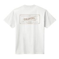  Drawing (ドローイング) ORIGINAL CLASSIC LOGO TEE WHITE×BRONZE/ オリジナル スター Ｔシャツ ホワイト ブロンズロゴ