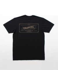  Drawing (ドローイング) ORIGINAL CLASSIC LOGO TEE  BLACK×BRONZE/ オリジナル スター Ｔシャツ ブラック ブロンズロゴ