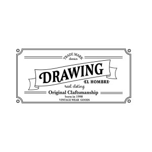 画像3:  Drawing (ドローイング) ORIGINAL CLASSIC LOGO TEE WHITE×BLACK/ オリジナル スター Ｔシャツ ホワイト ブラックロゴ