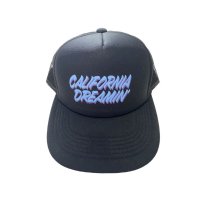  Drawing (ドローイング) ORIGINAL California Dreamin' MESH CAP BLACK× BLUE/ オリジナル カリフォルニアドリーミング 夢のカリフォルニア メッシュキャップ ブラック
