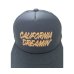 画像2:  Drawing (ドローイング) ORIGINAL California Dreamin' MESH CAP BLACK×ORANGE/ オリジナル カリフォルニアドリーミング 夢のカリフォルニア メッシュキャップ ブラック (2)