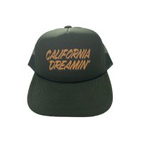  Drawing (ドローイング) ORIGINAL California Dreamin' MESH CAP GREEN×ORANGE/ オリジナル カリフォルニアドリーミング 夢のカリフォルニア メッシュキャップ グリーン