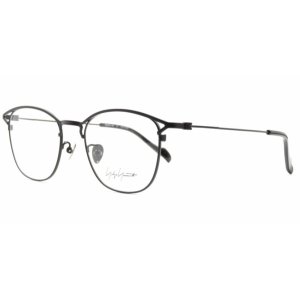 画像2:  yohji yamamoto (ヨウジヤマモト) 19-0045-1 メタル ウェリントン メガネ MATTBLACK/ マットブラック 眼鏡
