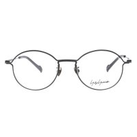  yohji yamamoto (ヨウジヤマモト) 19-0040-1 メタル ボストン メガネ MATTBLACK/ マットブラック 眼鏡