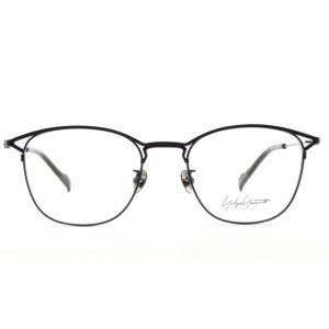 画像1:  yohji yamamoto (ヨウジヤマモト) 19-0045-1 メタル ウェリントン メガネ MATTBLACK/ マットブラック 眼鏡