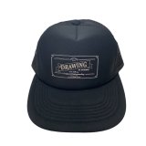 Drawing (ドローイング) ORIGINAL CLASSIC LOGO MESH CAP BLACK×BRONZE/ オリジナル クラシックロゴ メッシュ キャップ ブラック ブロンズ