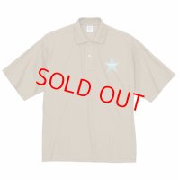  Drawing (ドローイング) ORIGINAL STAR  BIG SILHOUETTE  POLO SHIRTS TIFFANY BLUE STAR/ オリジナル スター ビッグシルエット ポロシャツ ティファニーブルー スター 星柄