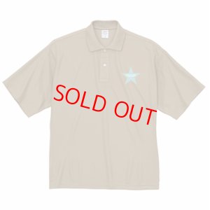 画像1:  Drawing (ドローイング) ORIGINAL STAR  BIG SILHOUETTE  POLO SHIRTS TIFFANY BLUE STAR/ オリジナル スター ビッグシルエット ポロシャツ ティファニーブルー スター 星柄