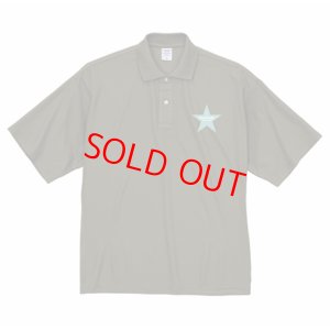 画像2:  Drawing (ドローイング) ORIGINAL STAR  BIG SILHOUETTE  POLO SHIRTS TIFFANY BLUE STAR/ オリジナル スター ビッグシルエット ポロシャツ ティファニーブルー スター 星柄