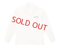  Drawing (ドローイング) ORIGINAL MX LOGO OPENCOLLAR WORK L/S SHIRTS WHITE / オリジナル ミックスロゴ オープンカラー ワーク ロングスリーブ シャツ ホワイト