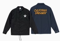  Drawing (ドローイング) ORIGINAL coach jackets BLACK × ORANGE / オリジナル コーチジャケット ブラック×オレンジ