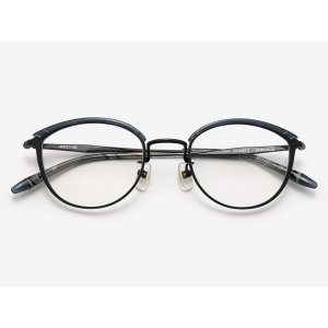 画像1:  selecta (セレクタ) 87-5027-2 サーモント ブロー メガネ BLACK×NAVY/ ブラック×ネイビー 眼鏡