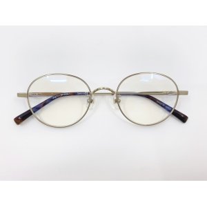 画像1:  selecta (セレクタ) 87-5009-1 ラウンド メタルメガネ ANTIQUE GOLD/ アンティークゴールド 眼鏡