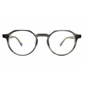 画像1:  Y's (ワイズ) 81-0019-2 クラウンパント ボストン メガネ CLEAR GRAY/ クリアグレー 眼鏡