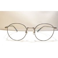  selecta (セレクタ) 87-5017-2 ラウンド メタルメガネ BLACK×SILVER / ブラック×シルバー 眼鏡