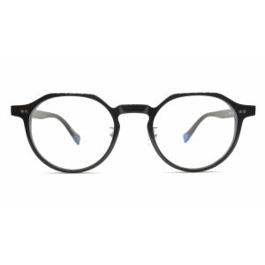 画像1:  Y's (ワイズ) 81-0019-1 クラウンパント ボストン メガネ BLACK/ ブラック 眼鏡