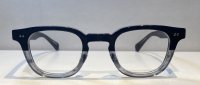  selecta (セレクタ) 87-5025-3 ツートーン 太セル ウェリントン メガネ BLACK-CLEAR GRAY/ブラック クリアグレー 眼鏡