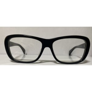 画像1: VIKTOR&ROLF　(ヴィクター＆ロルフ) 70-0087-3 ウェリントン メガネ BLACK/ブラック 眼鏡