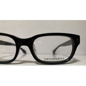 画像2: VIKTOR&ROLF (ヴィクター＆ロルフ) 70-0037-4 スクエア メガネ BLACK  /ブラック 眼鏡