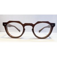  selecta (セレクタ) 87-5024-3 太セル クラウンパント メガネ CLEAR BROWN/クリア ブラウン 眼鏡