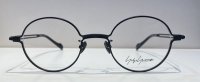  yohji yamamoto (ヨウジヤマモト) 19-0057-1 ラウンドメタル メガネ MATT BLACK/ マット ブラック 眼鏡