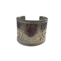 イギリス買付 VINTAGE WIDE bracelet ブレスレット SILVER/ ヴィンテージ ワイド ブレスレット シルバー