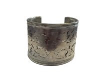 イギリス買付 VINTAGE WIDE bracelet ブレスレット SILVER/ ヴィンテージ ワイド ブレスレット シルバー