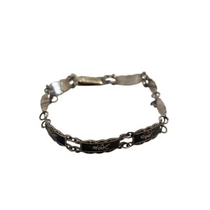 画像1: イギリス買付 1950〜1960年代 VINTAGE Siam bracelet ブレスレット SILVER/ ヴィンテージ サイアム スターリング シルバー  ブレスレット