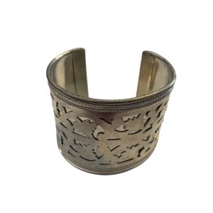 画像2: イギリス買付 VINTAGE WIDE bracelet ブレスレット SILVER/ ヴィンテージ ワイド ブレスレット シルバー