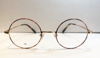 2339 メタル ラウンドメガネ BROWN TORTOISE /ブラウン ベッコウ柄 丸眼鏡